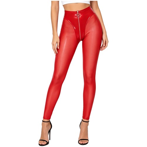 Women leather tights - leather,