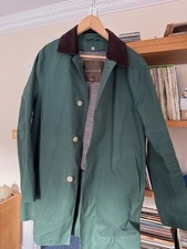 Mackintosh DUNOON Jacket Green 42 Cord Collar. RRP £950