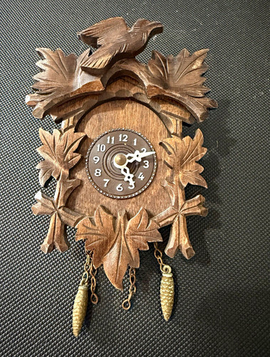 Black forest wooden cuckoo - wooden,