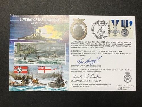 Military signed covers - -, hms