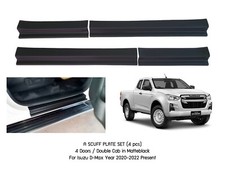 4 Doors Matteblack Sill Scuff