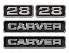 Carver nameplate replacement - carver,