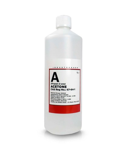 Pure acetone container - acetone,