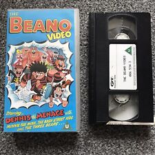 THE BEANO VIDEO STARRING DENNIS THE MENACE PAL VHS VIDEO KIDS CHILDREN