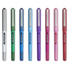 Uni-Ball Eye Designer Range Rollerball Pen Set UB-157D- Pack of 8 Mixed Colours
