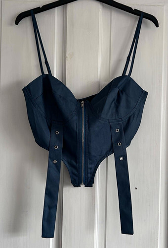 Miss truth blue corset top - truth,