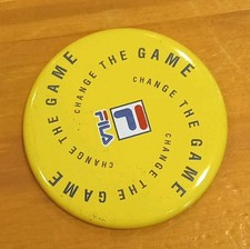 Rare Vintage Fila Change The Game Pin Badge Sportswear Trainers