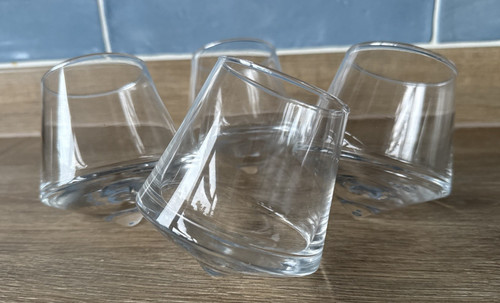 Rocking whiskey glasses - rocking,