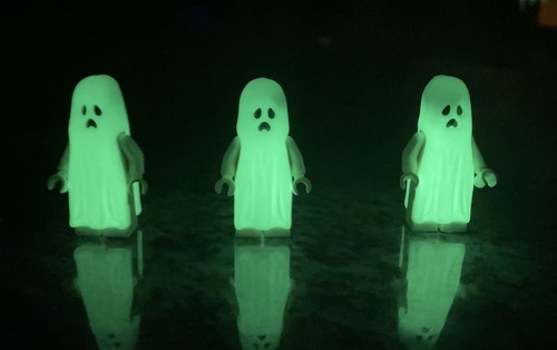 Lego ghost minifigure - lego, x3