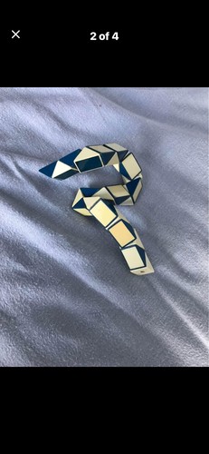 Vintage rubiks cube snake - vintage,