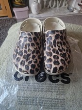 Ladies Crocs Platform Leopard