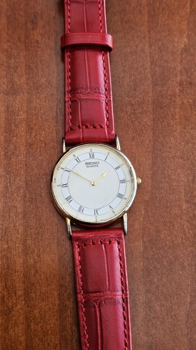 Seiko gold plated quartz - seiko,