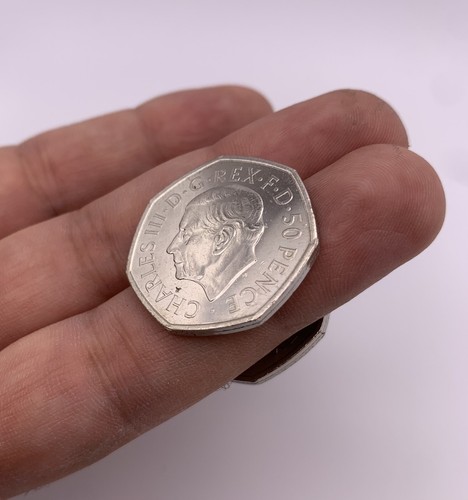 Strong magnetic 50p - 50p, coin