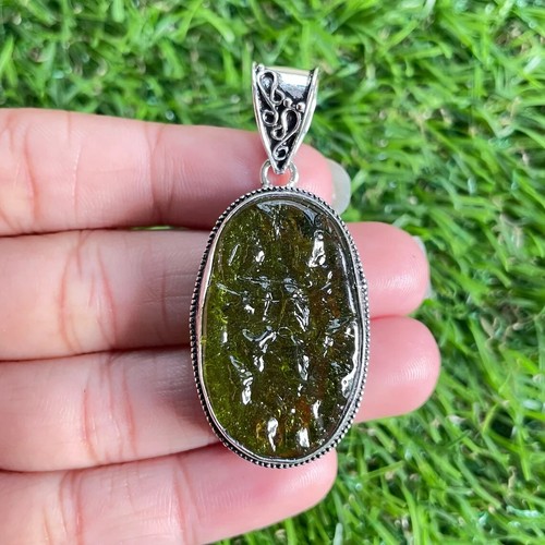 Beauty moldavite gemstone 925 - beauty,