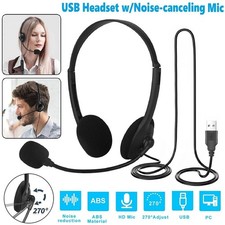 UK USB Headset Headphones