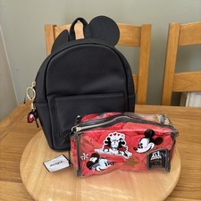 Kids Primark Black Disney Ruck Sack & Accessorie Bag- BNWT