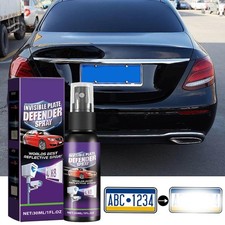 30ml Car License Plate Number Car Transparent Coating Spray Concealer 
