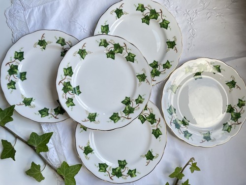 Colclough tea plates - x, 5