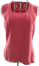 Knitted Sleeveless Top Pink