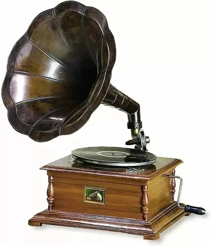Classic brass gramophone - classic,