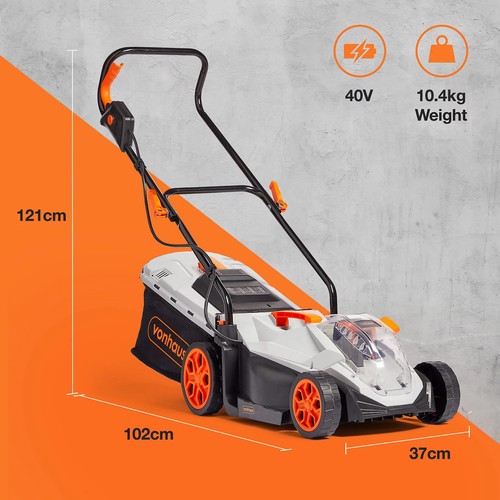 Vonhaus cordless lawnmower 40v - cordless,
