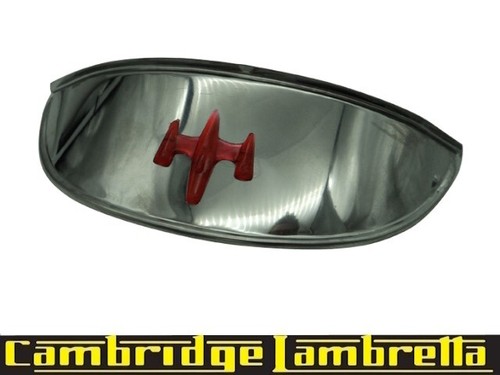 Headlight peak with - with, red