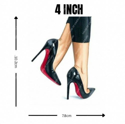 Red bottom high heels legs - bottom,