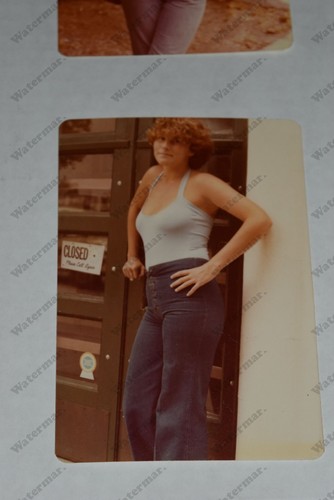 Busty redhead woman blue - redhead, in