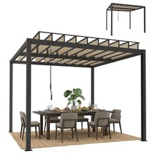 Outsunny 3 x 3 m Louvered
