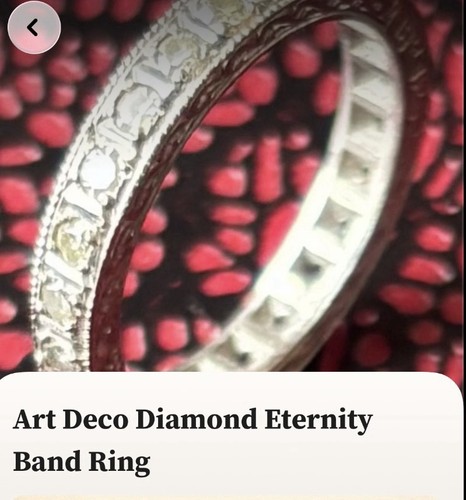 Art deco 18k white - 18k,