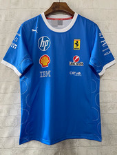 2025 Hot Scuderia Ferrari Special Edition Shirt Monza GP Tee - Blue