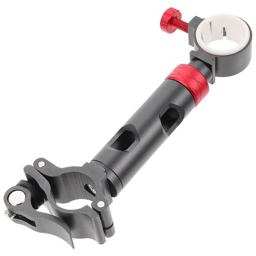 Red fishing umbrella - umbrella, bracket