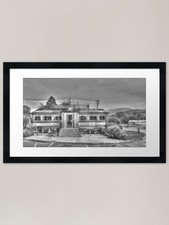 Collins diner framed art - framed, print
