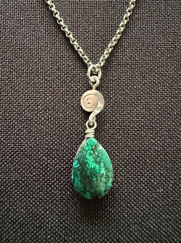 Unique green chrysocolla - green,