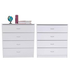 Set of 2 Bedroom 4 Dressers