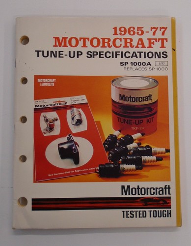 1965 motorcraft tune - motorcraft, tune-up