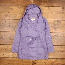 Vintage Mossimo Rain Jacket S 90s Mac Festival Purple Womens