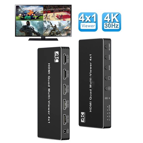 Hdmi multiviewer 4x1 - 4k,