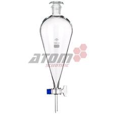 Separating Funnel, Pear Shape, Glass Stopper, (SIMAX) 50ml - 1000ml *Free P&P*