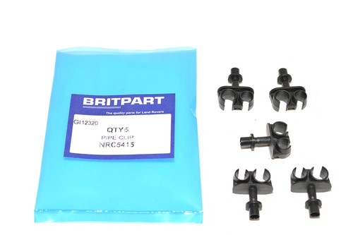 Double fuel pipe clips - pipe,