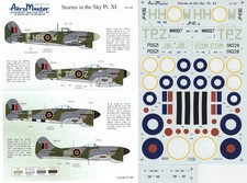 AEROMASTER DECALS 1/48 Typhoon Mk.Ib Tempest Mk.V 175 198 Sqn 122 146 Wing (RAF)