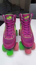 Rio Roller Grape Quad Roller Skates Purple & Green Retro  UK Size 6
