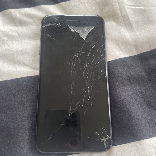 Cracked and broken iphone - cracked,