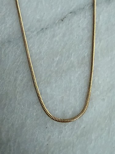 18k gold plated chain - gold,