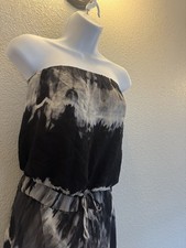 Haute Hippie Strapless Tie-Dye