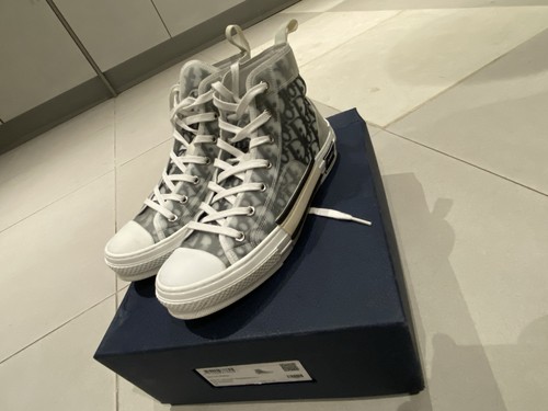Dior b23 high top sneakers - dior,