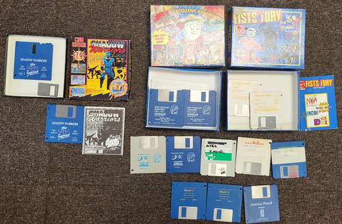 Vintage amiga game - vintage, bundle