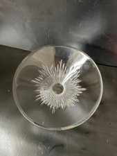 Large Contemporary Waterford Crystal Footed Bowl By Jasper Conran 30cm Diameter