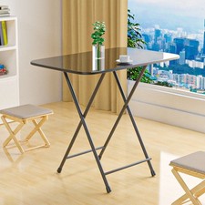 Folding Laptop Desk PC Home Office Dinner  University Wood Study Student Table