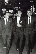 Rat Pack In Vegas Black And